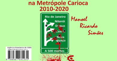 Capa Desigualdades sociais e violência na Metrópole Carioca