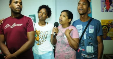 Familiares do catador de recicláveis Diérson Gomes da Silva