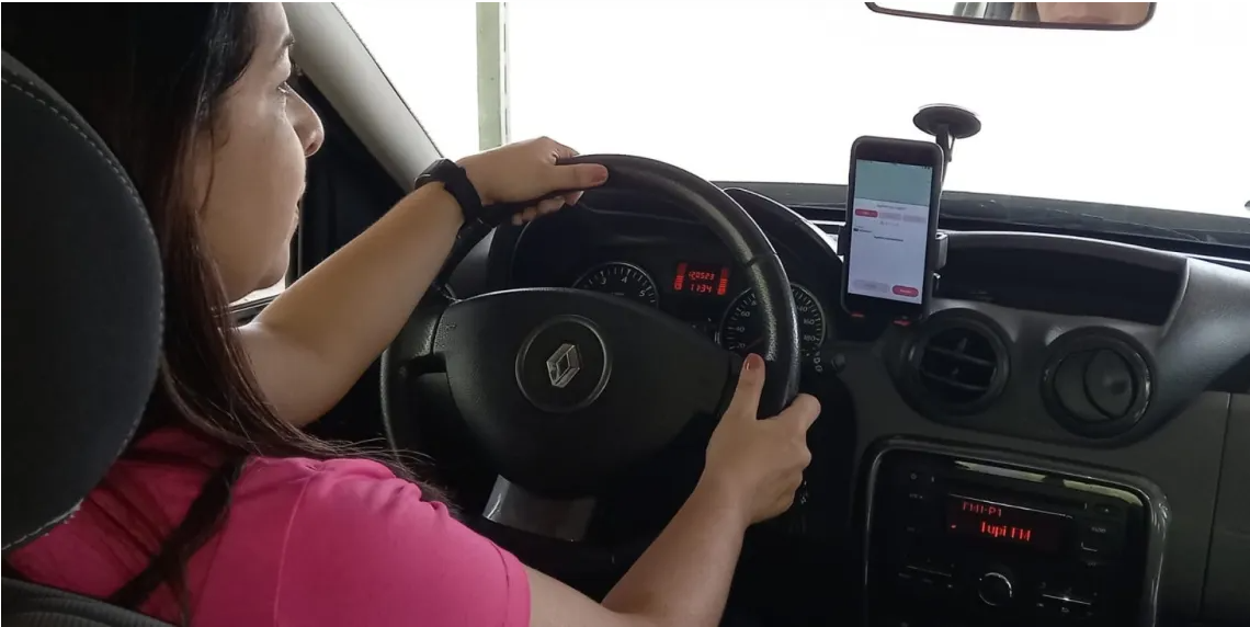 App mulheres motoristas e passageiras