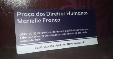 Rede de Sementes do Instituto Marielle Franco faz ato em Nova Iguaçu
