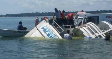 Naufrágio da embarcação a motor BM Capitão Ribeiro no rio Xingu