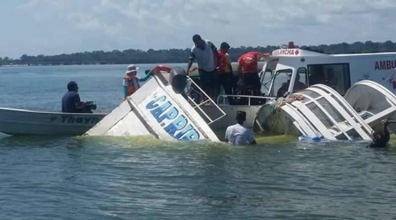 Naufrágio da embarcação a motor BM Capitão Ribeiro no rio Xingu