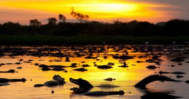 Pantanal, jacaré, crocodilo