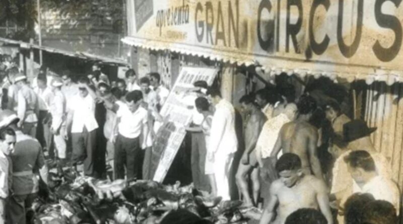 Tragédia do Gran Circus Norte-Americano que deixou mais de 500 mortos em Niterói